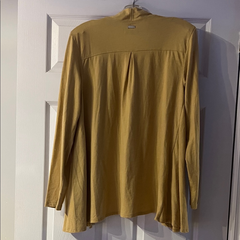 2/$20 Columbia mustard yellow Sweater - Picture 3 of 3